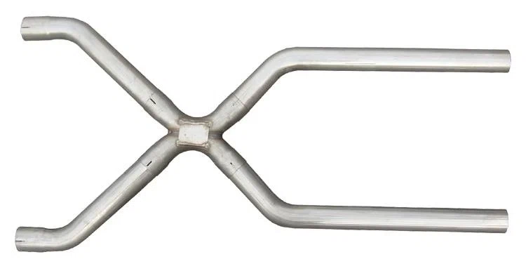 2.5 Inch Universal X-Pipe Crossover Exhaust Kit 409 Stainless
